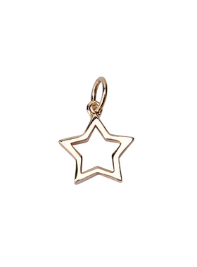 925银五角星吊坠小众手工DIY手链