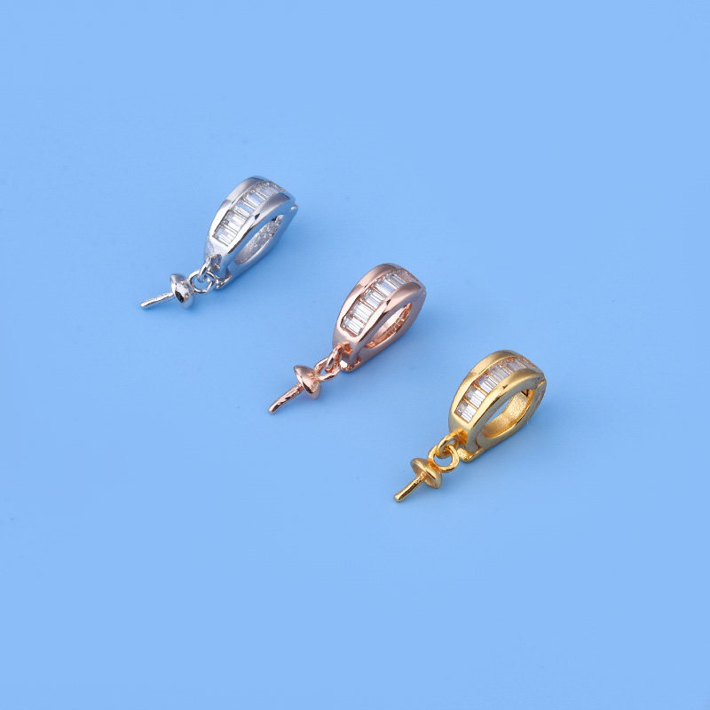 S925纯银      锆石连接扣空托 手工编织首饰diy配件饰品材料,饰品/流行首饰/时尚饰品新,扣,淘宝优惠券,粉丝福利购,淘宝优惠卷