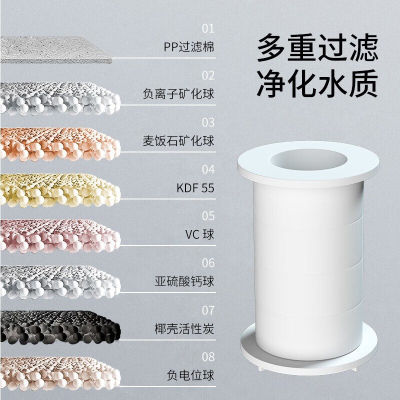 沐唯（muvi）增压花洒喷头洗澡淋雨沐浴过滤除杂质减氯花洒手持莲