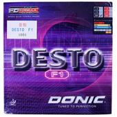 DONIC乒乓球拍胶皮多尼克DESTO德士途F1反胶套胶10010 MAX F1黑色