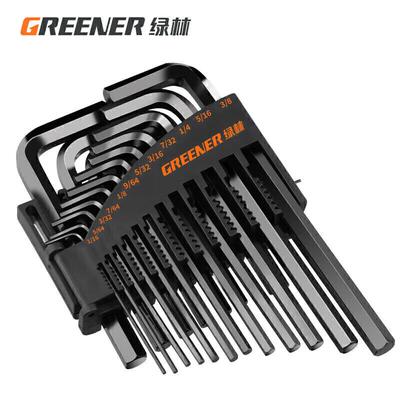 绿林(GREENER)内六角扳手万能工具家用套装螺丝刀内六角25件套