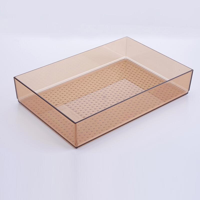 百露日式厨房抽屉收纳盒内置分隔筷子刀叉餐具整理小盒子塑料分格