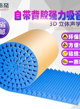 声帝隔音棉墙体自粘吸音棉直播间室内琴房隔音板卧室降噪KTV海绵