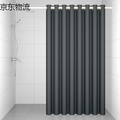 圣莎兰恩高精密罗马孔全遮光FSC防水布帘子高档加厚洗澡帘浴帘套