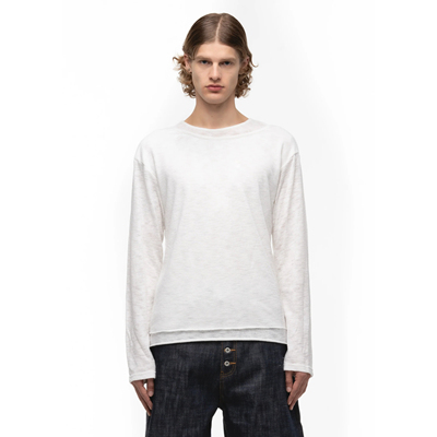 简约男士竹节纹打底长袖内搭