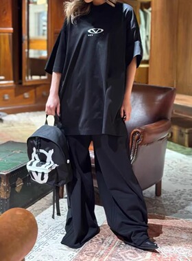 BMC VET 25SS Oval Logo椭圆印花os短袖宽松廓形圆领OversizedT恤