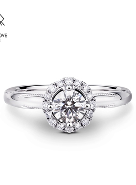 VANNY LOVE/梵尼洛芙誓言18K金定制GIA钻戒