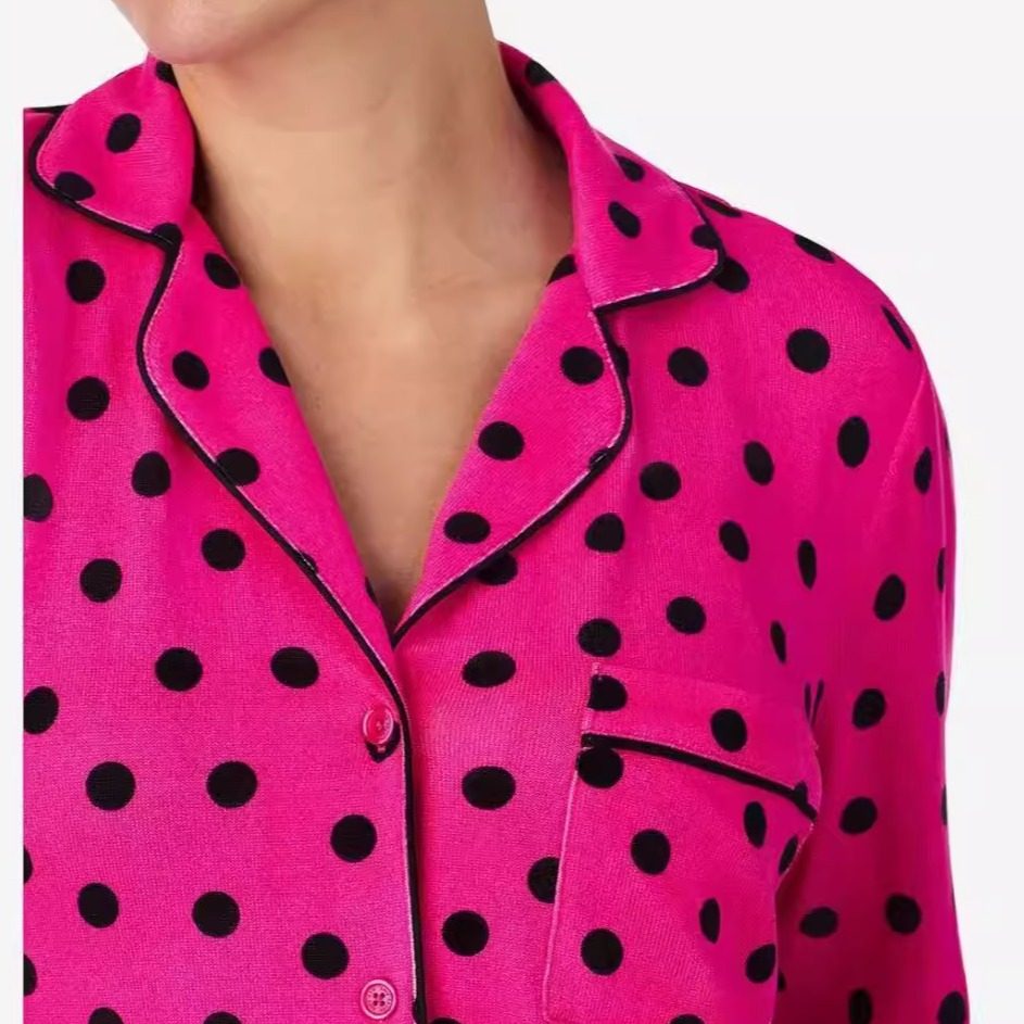 超好看的芭比粉哦KS长袖长裤粗针织软毛软糯家居服可爱粉波点,个性定制/设计服务/DIY,家居服加工定制,淘宝优惠券,粉丝福利购,淘宝优惠卷