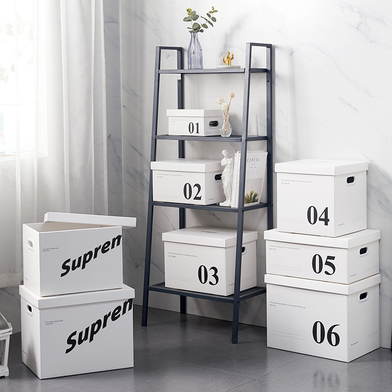 收纳搬家有盖整理离职纸箱子网红