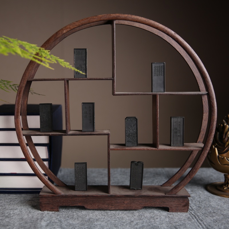 曹素功80年代老墨套墨 0.7克*12锭古钱/0.5克*8薇露浣or浣露薇(无描金)/31克*4锭作良其玉 收藏 送礼 锦盒