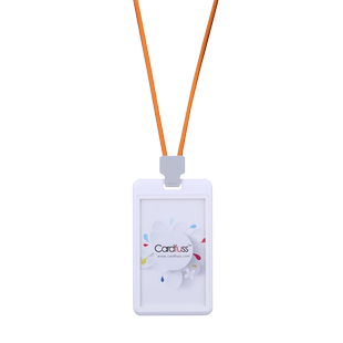 卡仕达滑盖防刮花卡套职位牌职务识别卡挂牌带安全扣圆绳挂绳定制活动证展会证卡套吊绳胸牌胸卡校牌学生卡套