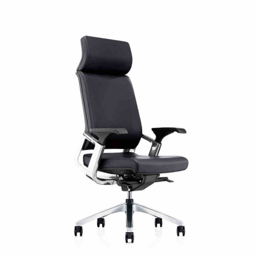 雅炽办公家具|超时尚铝合金时尚简约真皮老板大班椅子|总经理椅子