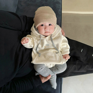 外出纯棉哈衣超萌装 网红宝宝春秋季 连体衣ins韩版 婴儿衣服秋冬款