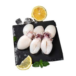 墨鱼仔生鲜冷冻新鲜小墨鱼仔迷你小墨鱼乌贼鲜活去皮去内脏商用