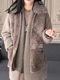 深圳南油＃2025秋冬款 翻领皮毛一体马甲 香港巴黎五区AK高级感无袖