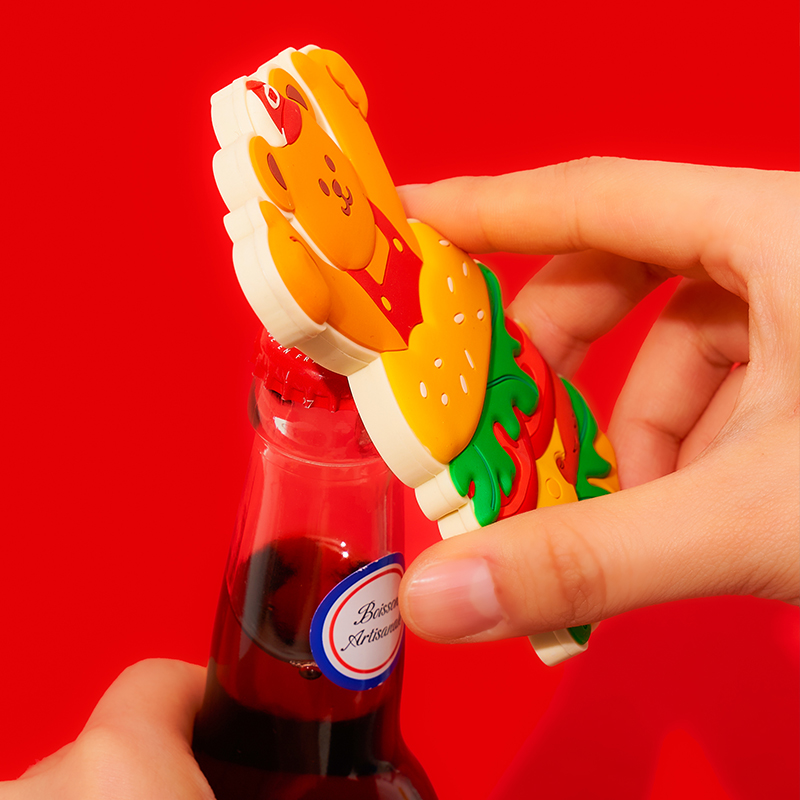 wiggle wiggle啤酒开瓶器冰箱贴磁贴开瓶器创意磁吸饮料开瓶