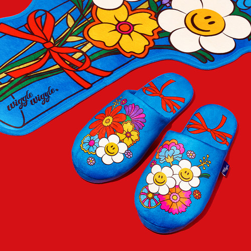 wiggle可爱棉拖鞋女秋冬季室内