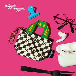 wiggle wiggle钥匙扣挂件编织袋男女2025年新款精致创意收纳迷你