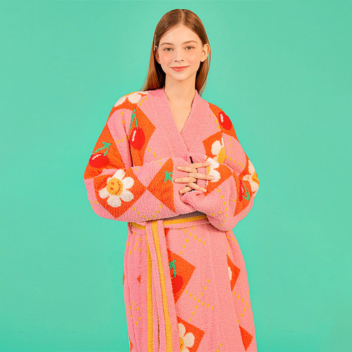 wigglewiggle浴袍室内家用可爱