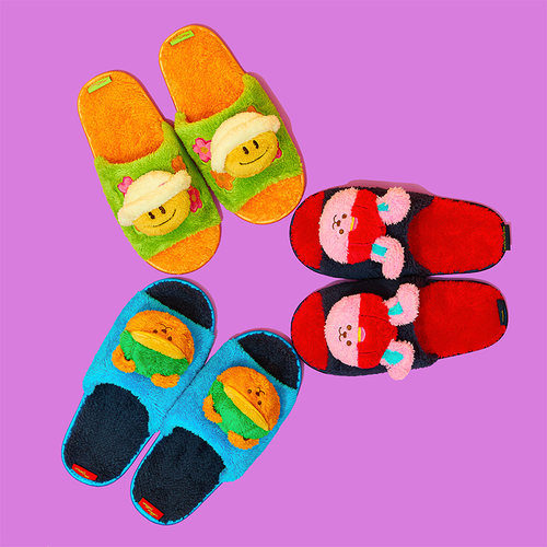 原创棉拖鞋保暖女秋冬外穿情侣