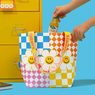 wiggle wiggle购物袋便携收纳袋多功能手提包折叠编制环保袋超市