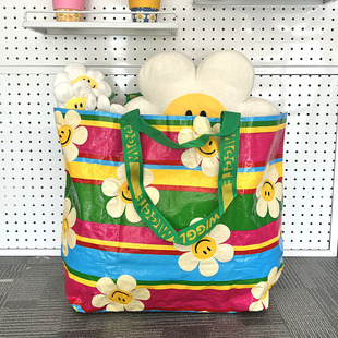 wiggle wiggle环保购物袋手提防水编织袋大容量折叠便携超市买菜