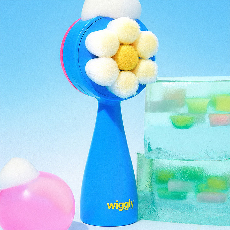 wigglewiggle双头洗脸刷硅胶软毛清洁毛孔按摩洁面仪洗面洗脸神器