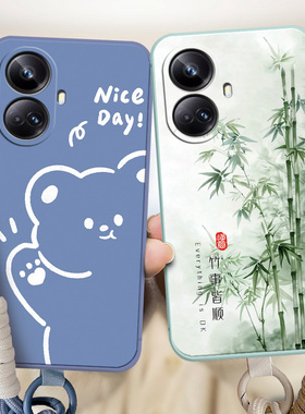 适用于realme10pro+手机壳RMX3687个性oopp可爱0pp0卡通真我10p+软胶opop全包边ppip潮男女真我10pro+保护套