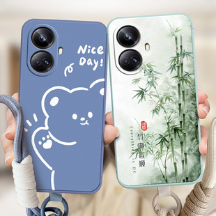 软胶opop全包边ppip潮男女真我10pro oopp可爱0pp0卡通真我10p 保护套 手机壳RMX3687个性 适用于realme10pro