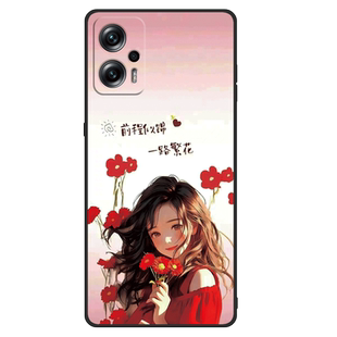 适用于红米Note11tPro手机壳红谜n0te11tpr0卡通22041216C软胶hmnote11tpro全包边保护套红谜note11tpro可爱