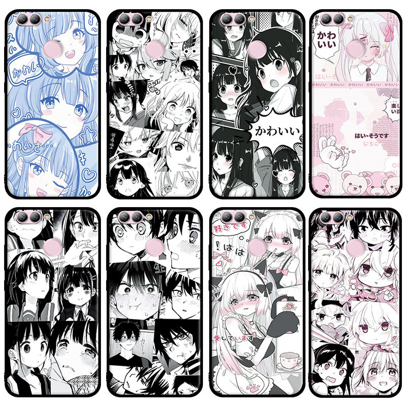 适用于华为nova2手机壳华为nova2软胶aloo卡通pic-al00钢化膜p1cnote2