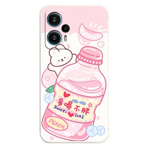 适用于红米note12turbo手机壳Rdeminote12turbo卡通女miuinote12turb0软硅胶23049RAD8C小清新hmnotel2turbo