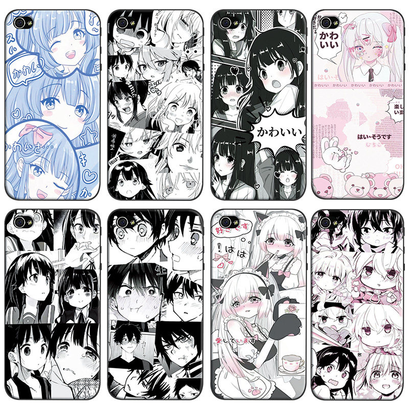 适用于iphone4手机壳iph0ne4软胶苹果四卡通pg四钢化膜ip4女爱疯4防摔