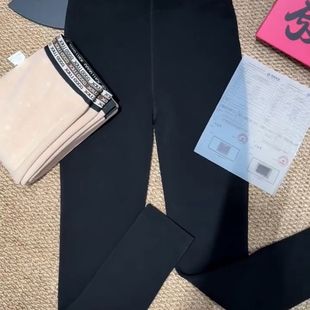 保暖加厚绒高腰显瘦高弹力收腹云朵发财裤 暴富发财裤 正品 百搭爆款