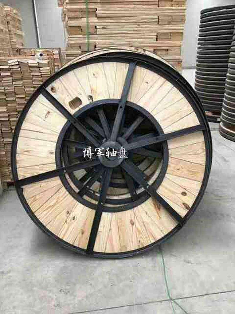 电线电缆轴盘高品质双层高速线盘铁木瓦楞线盘轴架子金属纯木