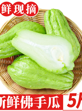 云南新鲜佛手瓜窝瓜捧瓜丰收瓜福寿瓜农家蔬菜当季净重5斤包邮