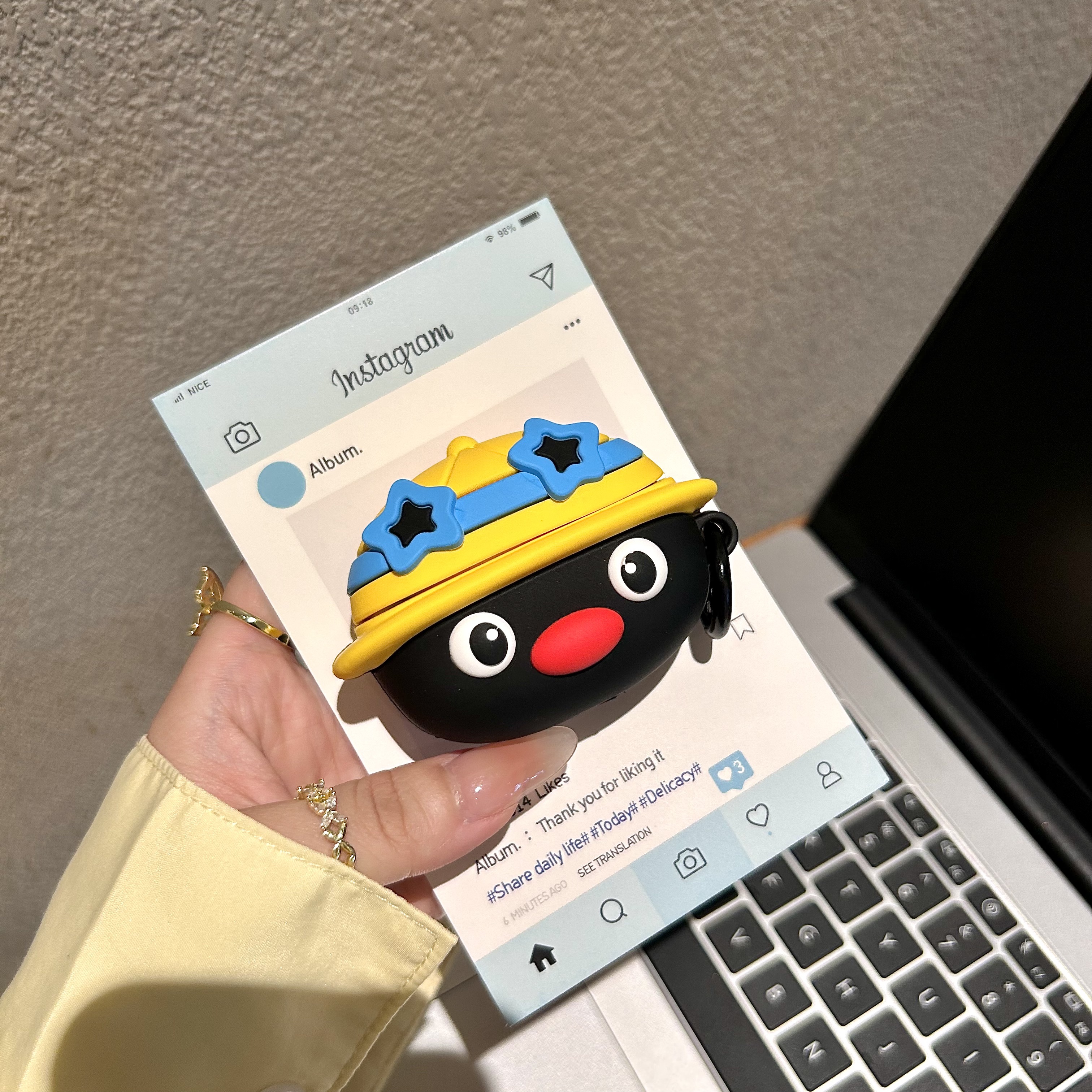 星星企鹅华为耳机保护套