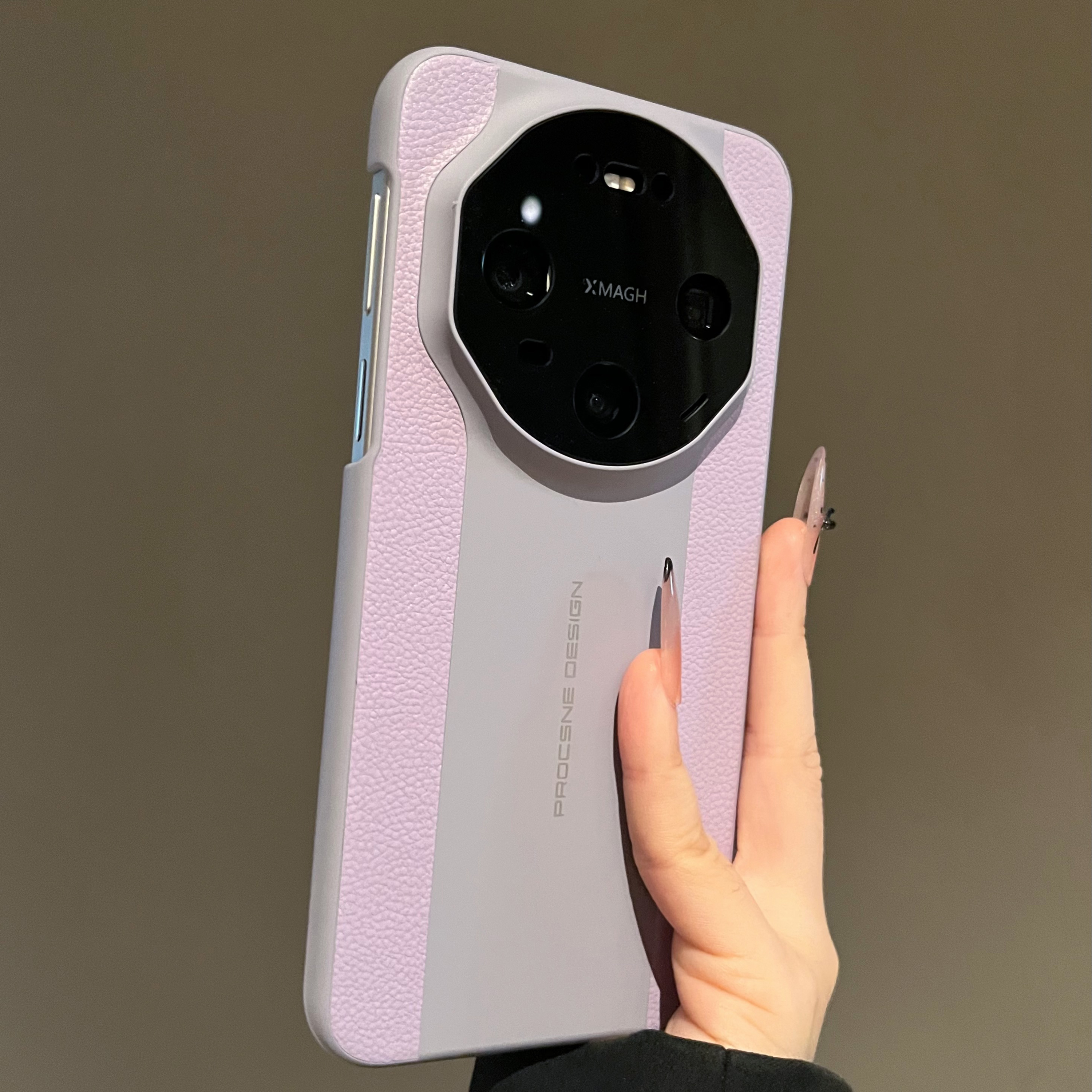 荔枝纹镜框全包适用华为Mate80RS非凡大师手机壳mate70pro+个性mate60超薄mate50高颜值mate40RS保护套