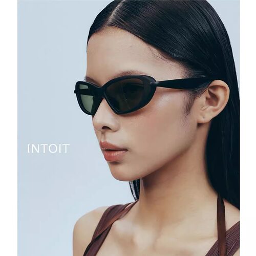 【INTOIT】ANA黑绿色运动眼镜未来感夏日超轻钛镜腿墨镜男女同款
