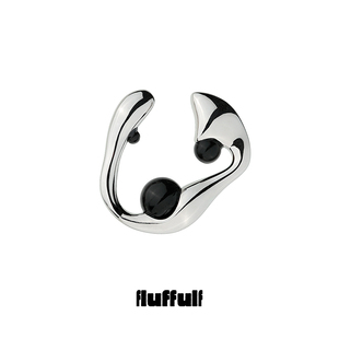 【Fluffulf】细胞絮语系列·爱心细胞体三球生长无耳洞耳骨夹