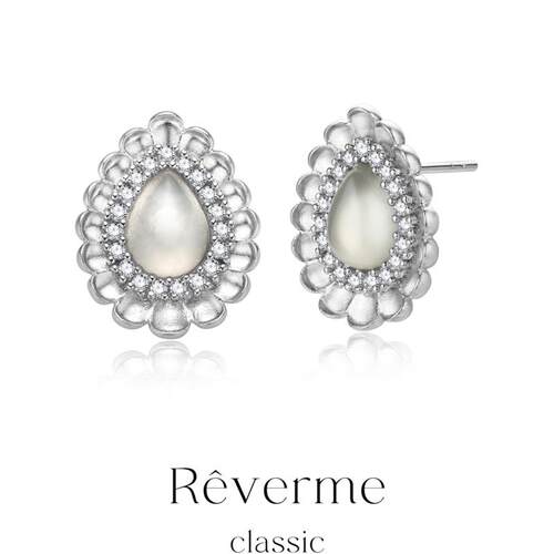 Rêverme  Classic人鱼泪耳钉时尚优雅