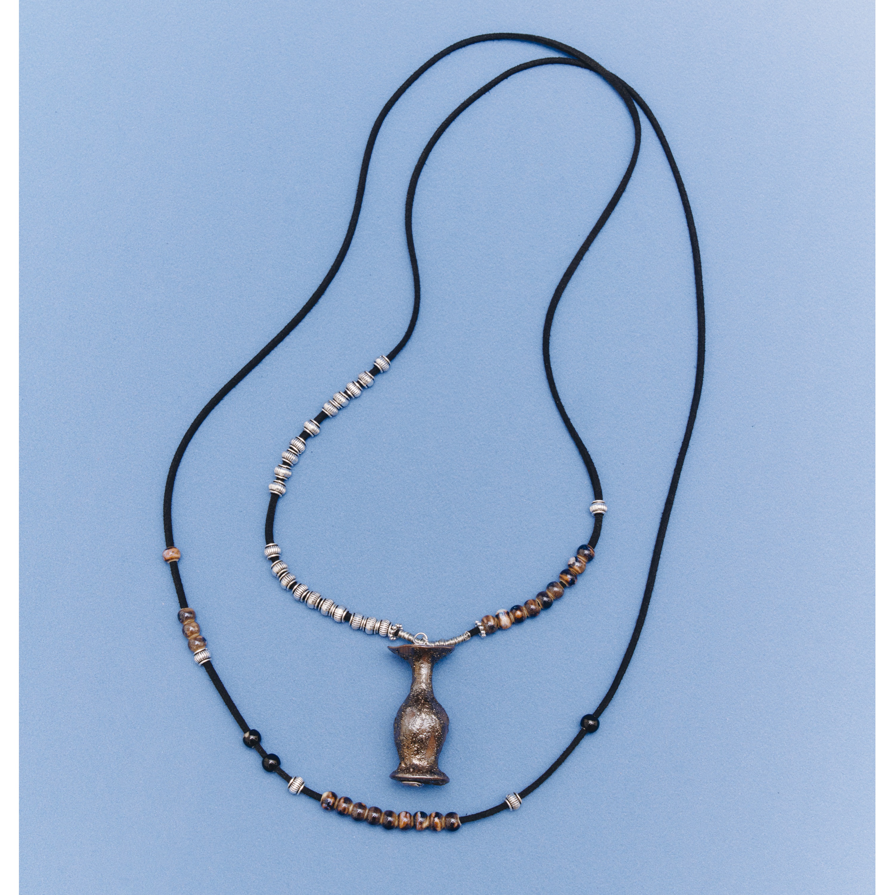 【SILENT FIRE 静燚】泽金系列 泽金陨石彩片 项链