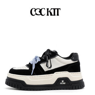 COCKTT 休闲鞋厚底增高潮流百搭美式复古运动面包板鞋