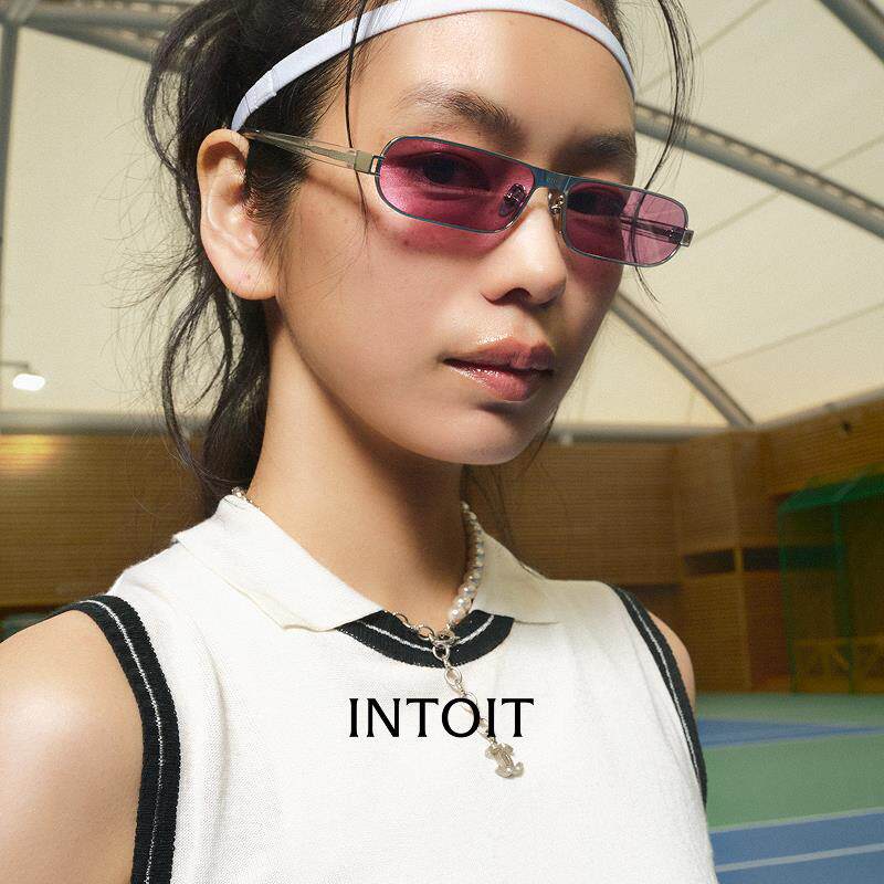 【INTOIT】BOUNCE系列90年代千禧年复古窄框老钱风眼镜-GRAF银色