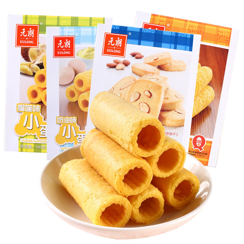 元朗蛋卷100g奶油榴莲多味