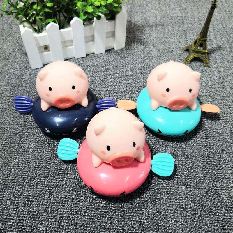 会游泳的戏水小飞猪  儿童水上洗澡沐浴神器宝宝水里网红玩具男孩