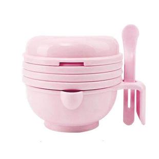 手动食物料理器果泥料理棒婴儿剪刀机工具套装宝宝辅食研磨碗