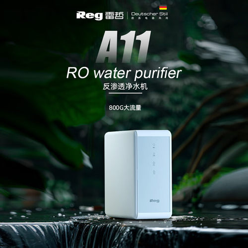 REG雷哲A11净水器家用大通量800G厨下净水器RO反渗透直饮水
