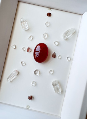 KIK原创装饰画水晶排列星座DIY礼品玄关摆件办公桌礼物画框装裱送