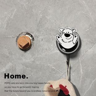 卫生间墙洞装饰盖原创卡通墙面凸起孔洞遮丑盖免打孔家用贴墙挂钩